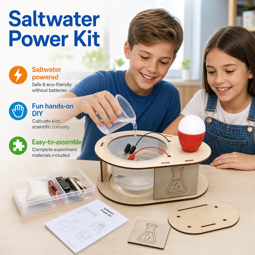 DIY Salt Water Power Generatio - огляд і ціна Science Kit
