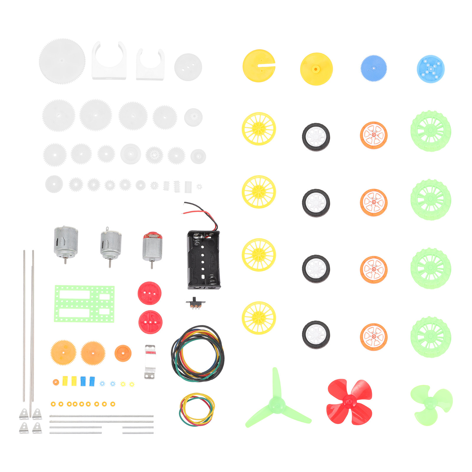 112Pcs Dc Motor Gear Kit Plast - огляд і ціна Science Project Kit